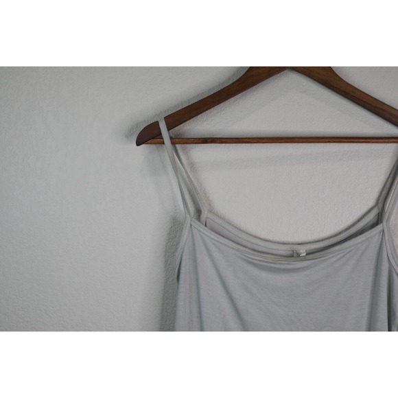 Skims Tank Women 3XL Cream Tan Spaghetti Crop Top Cami Camisole Classic - Picture 2 of 9